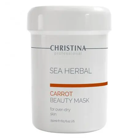 Морковная маска красоты для пересушенной кожи лица, Christina Sea Herbal Carrot Beauty Mask