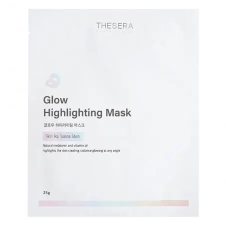 Маска с мелатонином и маслами для лица, Thesera Glow Highlighting Mask