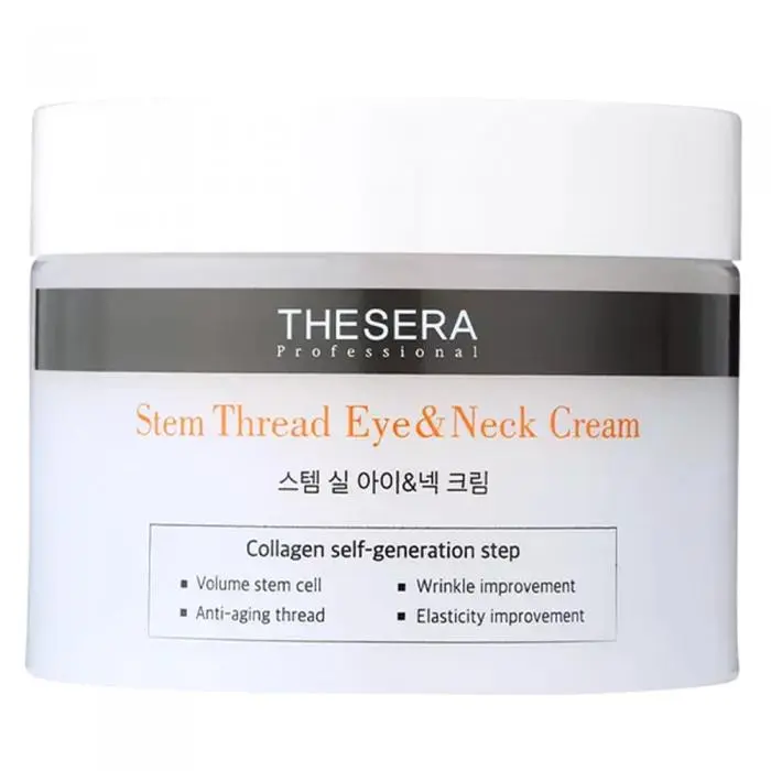 Омолоджуючий крем для шкіри шиї, області декольте, для повік, носогубних складок, Thesera Stem Thread Eye & Neck Cream