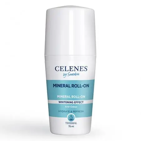 Термальный роликовый дезодорант с отбеливающим эффектом для кожи тела, Celenes Thermal Mineral Roll-On Whitening Effect