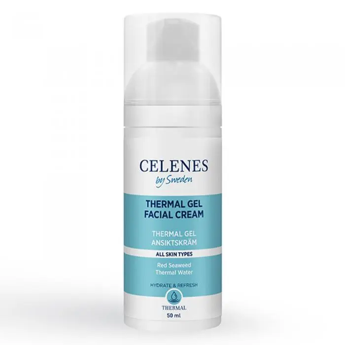 Термальний зволожуючий гель-крем для шкіри обличчя, Celenes Thermal Gel Facial Cream