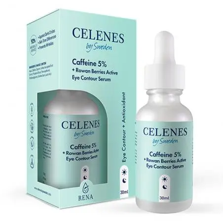 Активная сыворотка для кожи вокруг глаз, Celenes Caffeine 5% + Rovan Berries Active Eye Contour Serum