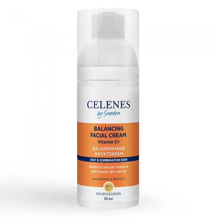 Балансуючий крем з обліпихою для жирної і комбінованої шкіри обличчя, Celenes Sea Buckthorn Balancing Facial Cream