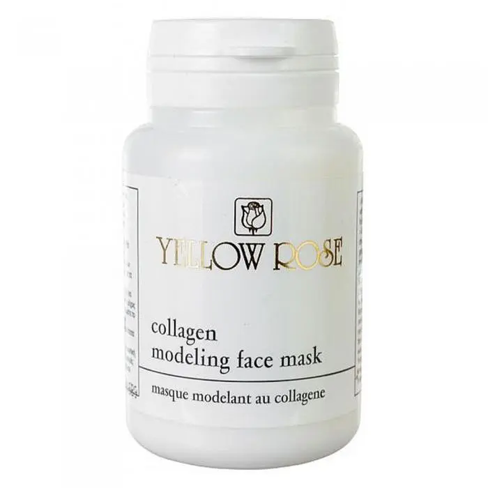 Оновлююча альгінатна маска з морським колагеном для обличчя, Yellow Rose Collagen Modeling Face Mask