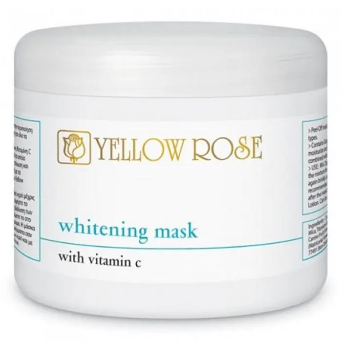 Осветляющая альгинатная маска для всех типов кожи лица, Yellow Rose Whitening Mask with Vitamin C