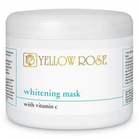 Осветляющая альгинатная маска для всех типов кожи лица, Yellow Rose Whitening Mask with Vitamin C