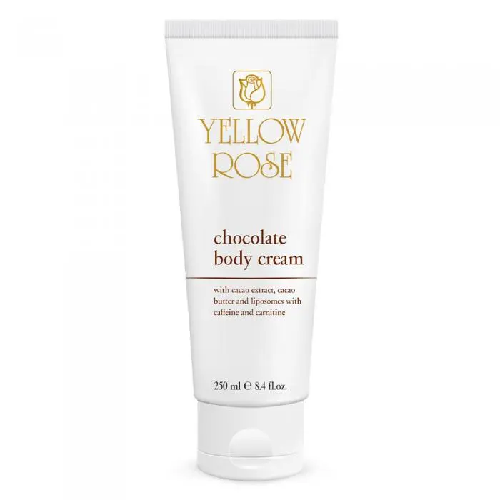 Тонізуючий масажний крем із шоколадом для тіла, Yellow Rose Chocolate Body Cream