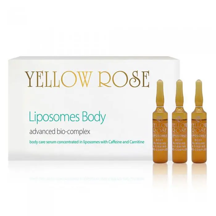 Сироватка для тіла в ампулах з ефектом ліфтингу, Yellow Rose Liposomes Body Slimming & Firming Bio-Complex