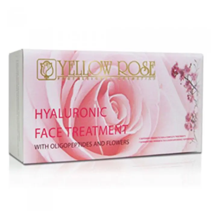 Набір засобів для обличчя на основі гіалуронової кислоти, Yellow Rose Hyaluronic Face Treatment