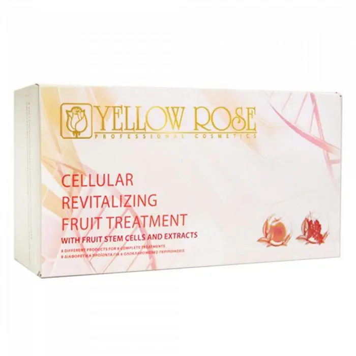 Набір для обличчя з рослинними стовбуровими клітинами, Yellow Rose Cellular Revitalizing Fruit Treatment