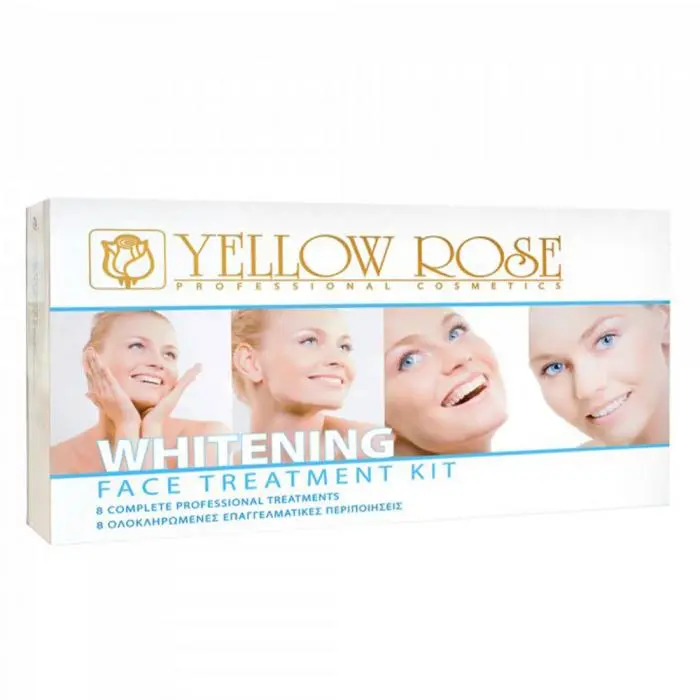 Набір засобів для освітлюючої терапії обличчя, Yellow Rose Whitening Face Treatment Kit