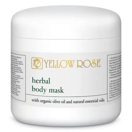 Живильна та зволожуюча крем-маска з лікувальними травами для тіла, Yellow Rose Herbal Body Mask