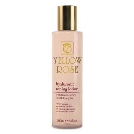 Тонизирующий цветочно-гиалуроновый лосьон для лица, Yellow Rose Hyaluronic Toning Lotion