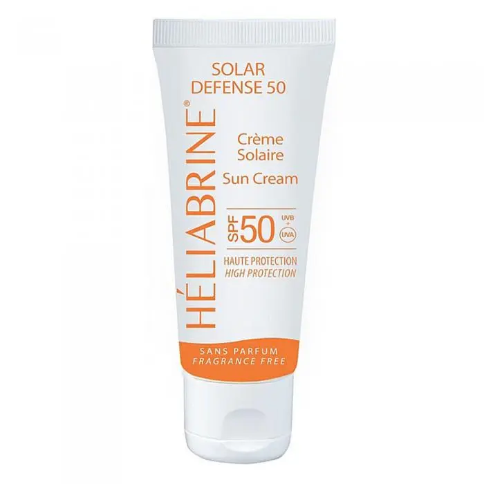 Сонцезахисний крем для шкіри обличчя та тіла, Heliabrine Solar Defense SPF50 UVB/UVA