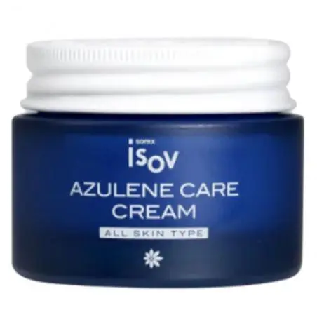 Увлажняющий крем для восстановления чувствительной и раздраженной кожи лица, Isov Sorex Azulene Care Cream