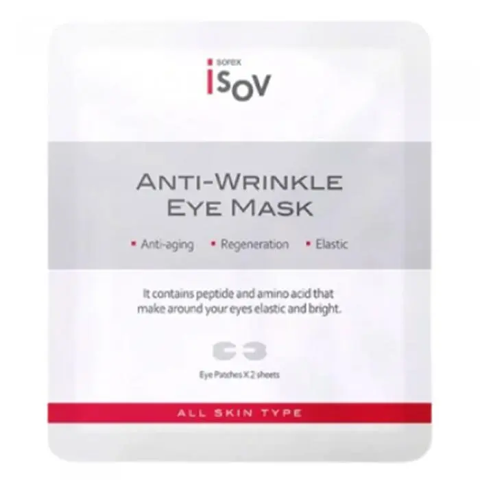 Омолаживающие патчи-маска для кожи вокруг глаз, Isov Sorex Anti-Wrinkle Eye Mask