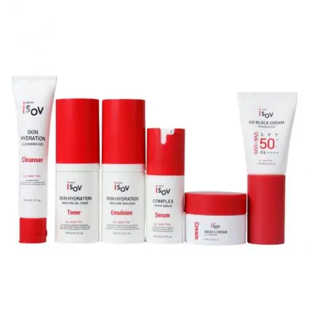 Набор для мгновенной гидрации и восстановления кожи лица, Isov Sorex Skin Hydration Moisture Travel Kit