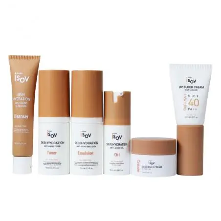 Омолаживающий набор для кожи лица, Isov Sorex Skin Hydration Anti-Aging Travel Kit