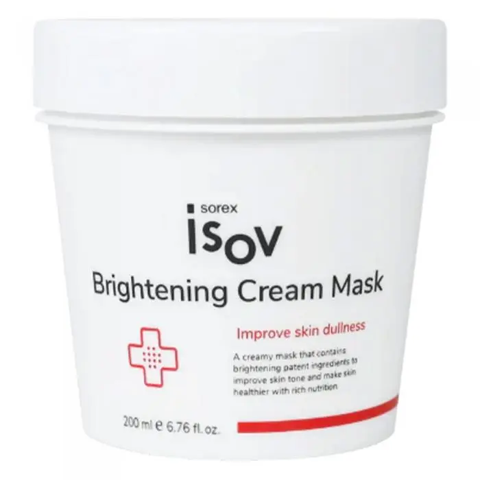 Освітлююча крем-маска для шкіри обличчя, Isov Sorex Brightening Cream Mask