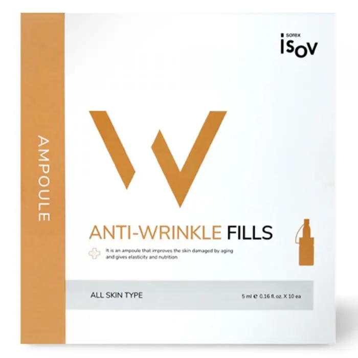 Сироватка з філаргіном для омолодження шкіри обличчя, Isov Sorex Anti-Wrinkle Fills Ampoule