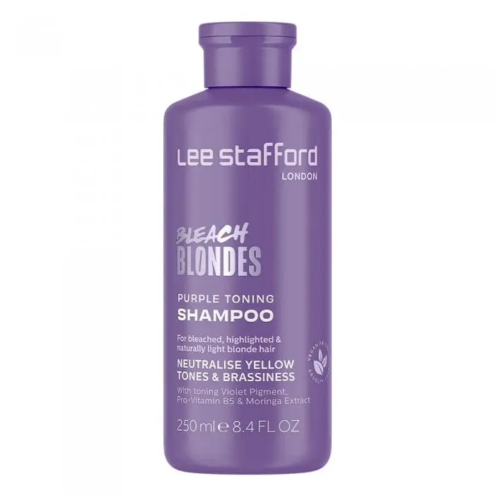 Шампунь для тонування фарбованого, освітленого волосся, Lee Stafford Bleach Blondes Purple Toning Shampoo