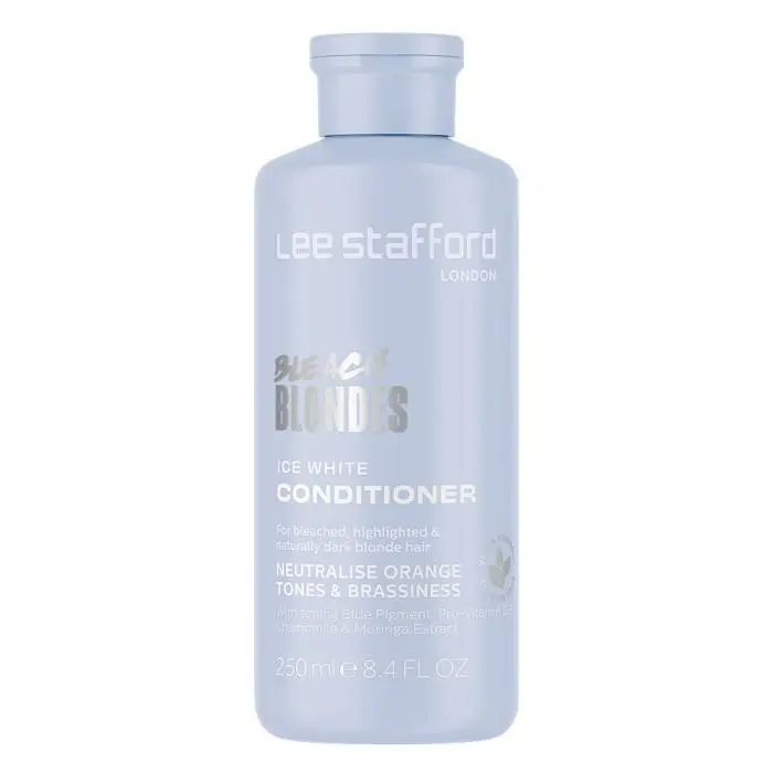 Кондиціонер із синім пігментом для освітленого волосся, Lee Stafford Bleach Blondes Ice White Conditioner