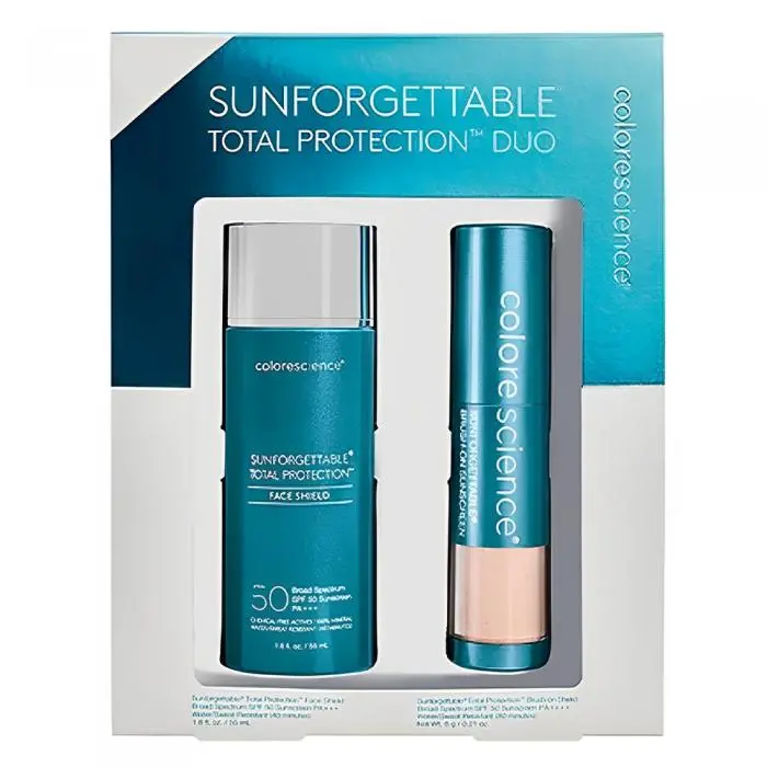 Сонцезахисний набір для обличчя, Colorescience Sunforgettable Total Protection Duo SPF50