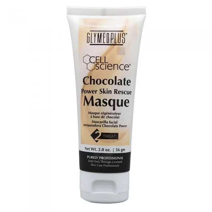 Шоколадна енергізіруюча маска для обличчя, GlyMed Plus Cell Science Chocolate Power Skin Rescue Masque