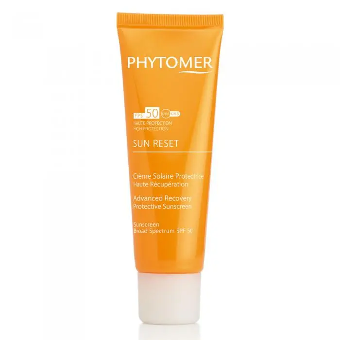 Солнцезащитный и регенерирующий крем для кожи лица, Phytomer Sun Reset Advanced Recovery Protective Sunscreen SPF50