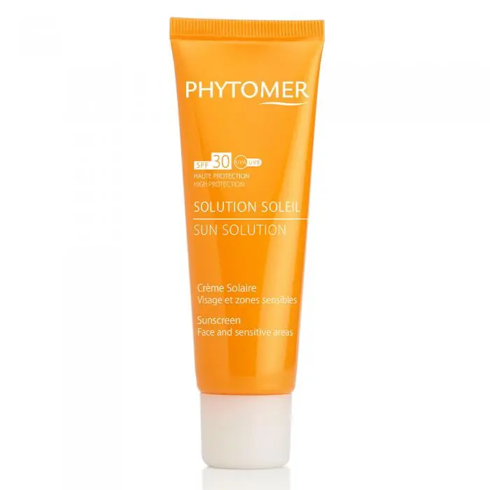 Солнцезащитный крем для лица и чувствительных зон, Phytomer Sun Solution Sunscreen SPF30 Face and Sensitive Areas