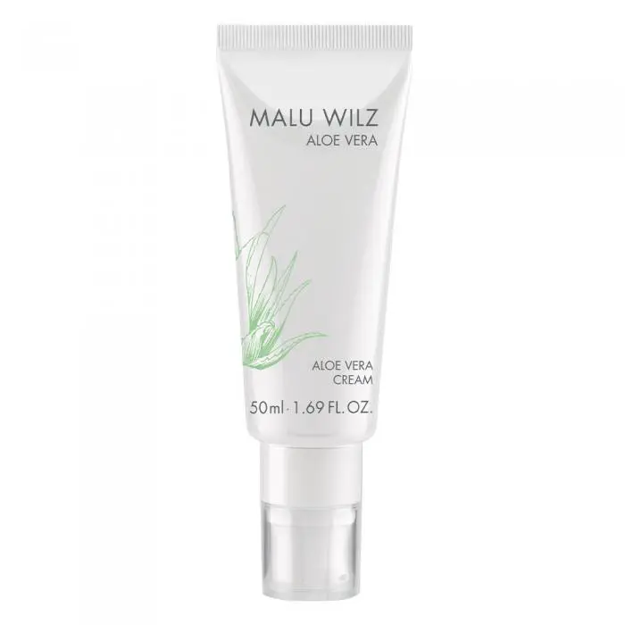 Крем с алоэ вера для увлажнения и защиты раздраженной кожи лица, Malu Wilz Aloe Vera Cream