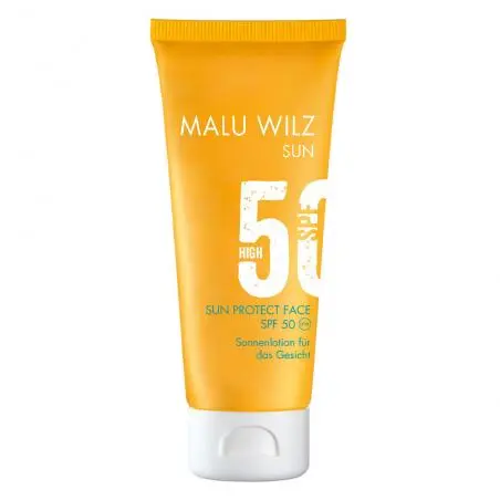Восстанавливающий солнцезащитный лосьон для лица, Malu Wilz Sun Protect Face SPF50