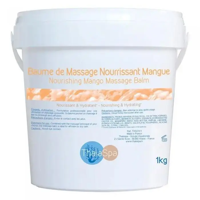 Поживний віск-бальзам для обгортання та масажу тіла, Thalaspa Nourishing Mango Massage Balm and Wrap