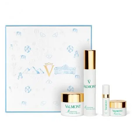 Фирменный косметический набор средств для ухода за кожей лица, Valmont Moisturizing Cream Set