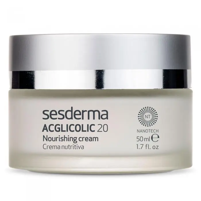 Омолоджувальний та живильний крем для шкіри обличчя, Sesderma Acglicolic 20 Nourishing Cream