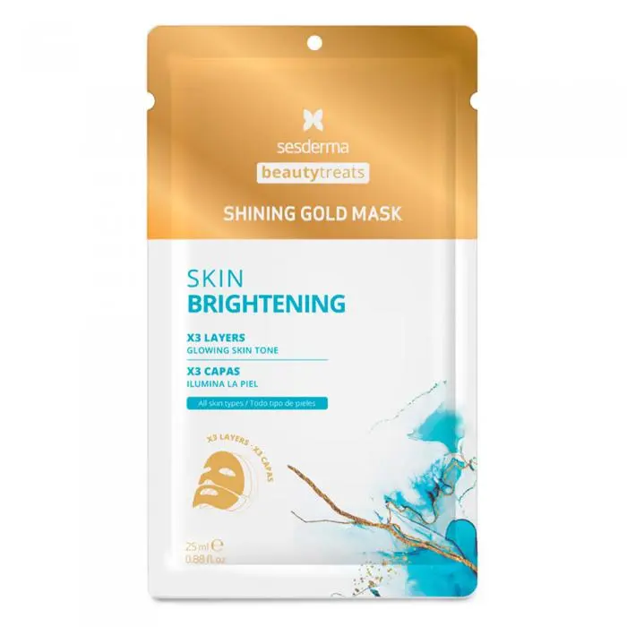 Заспокійлива маска для шкіри обличчя, Sesderma Beauty Treats Shining Gold Mask