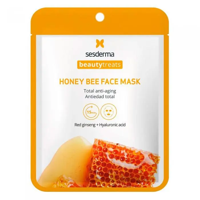 Антивікова маска для шкіри обличчя, Sesderma Beauty Treats Honey Bee Face Mask