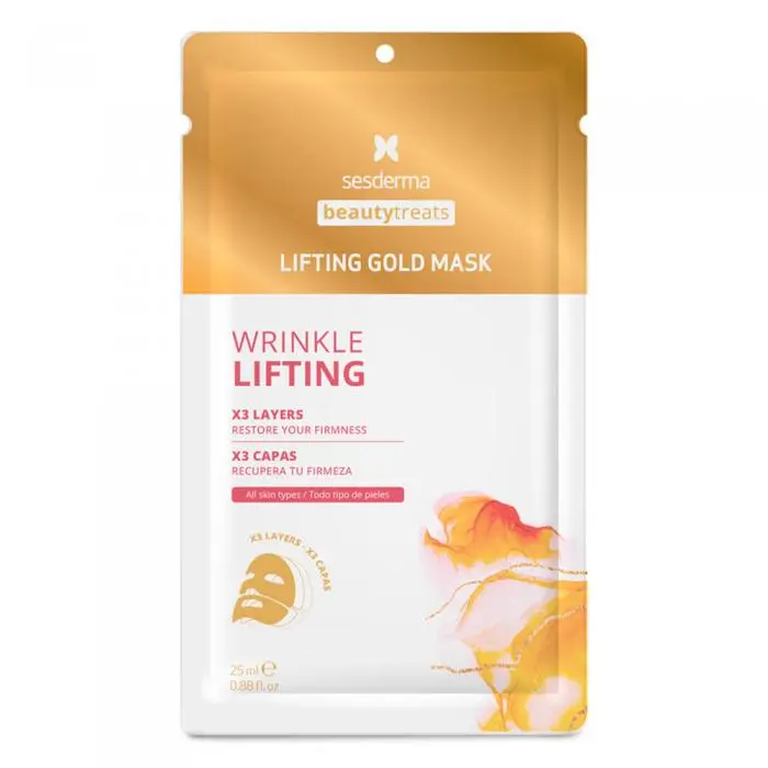 Восстанавливающая лифтинг-маска с коллагеном для кожи лица, Sesderma Beauty Treats Lifting Gold Mask