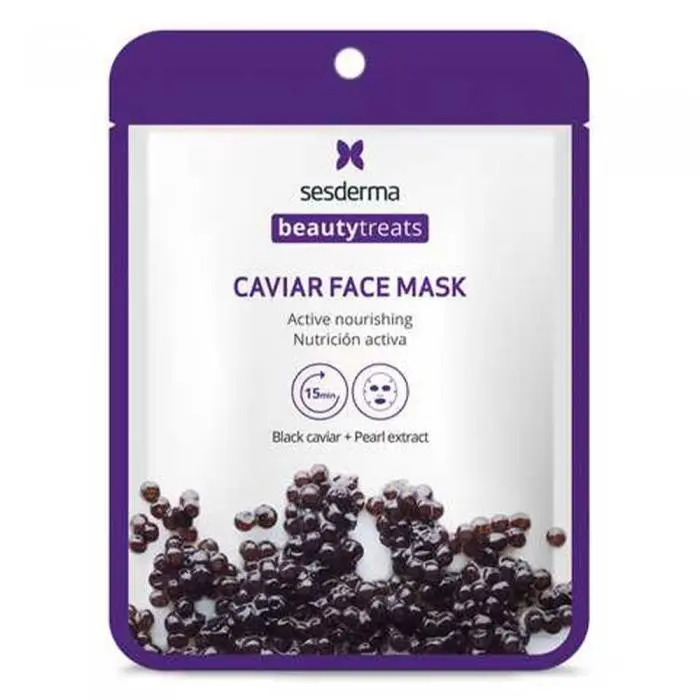 Освітляюча та живильна маска для кожи лица, Sesderma Beauty Treats Caviar Face Mask