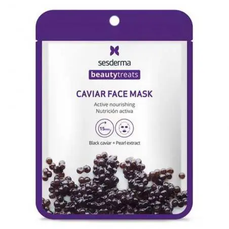 Осветляющая и питательная маска для кожи лица, Sesderma Beauty Treats Caviar Face Mask