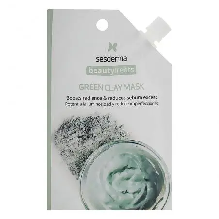 Успокаивающая маска из зеленой глины для кожи лица, Sesderma Beauty Treats Green Clay Mask