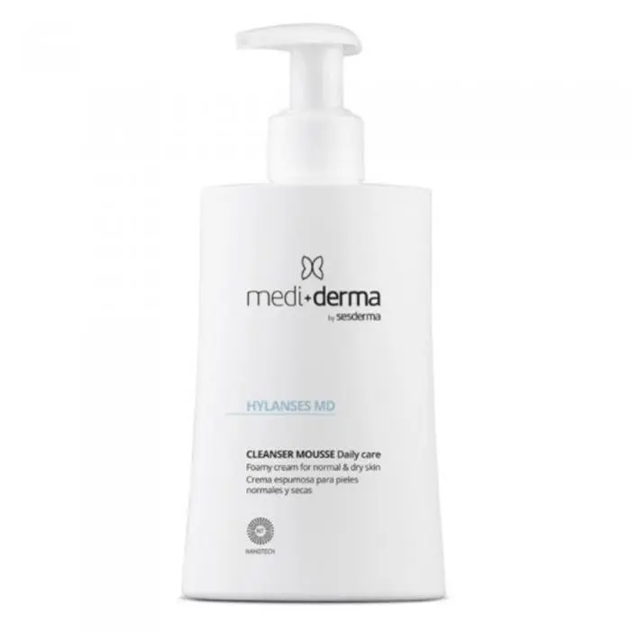 Очищающий мусс для умывания всех типов кожи лица, Mediderma Hylanses MD Cleanser Mousse Daily Care