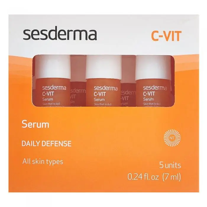 Сироватка для зволоження та вирівнювання тону шкіри обличчя, Sesderma C-Vit Serum