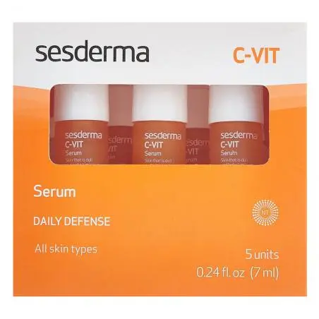 Сыворотка для увлажнения и выравнивания тона кожи лица, Sesderma C-Vit Serum