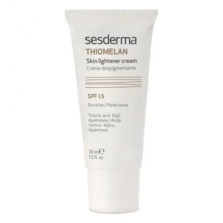 Отбеливающий крем для лица с защитой от солнца, Sesderma Thiomelan Skin Lightener Cream SPF15