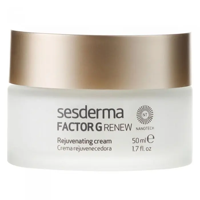 Антивіковий відновлюючий крем від зморшок для шкіри обличчя, Sesderma Factor G Renew Facial Anti-Aging Regenerating Cream