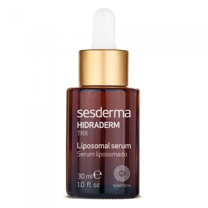 Зволожуюча сироватка з відбілюючим ефектом для сухої та чутливої ​​шкіри обличчя, Sesderma Hidraderm TRX Liposomal Serum