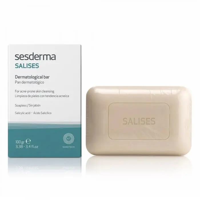 Дерматологічне мило для шкіри обличчя та тіла, Sesderma Salises Dermatological Bar