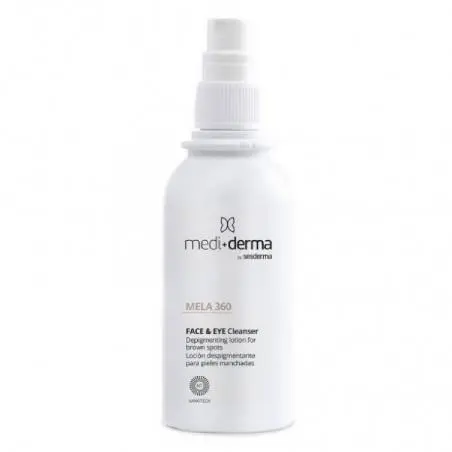 Депигментирующий очищающий лосьон для лица, Mediderma Mela 360 Face & Eye Cleanser