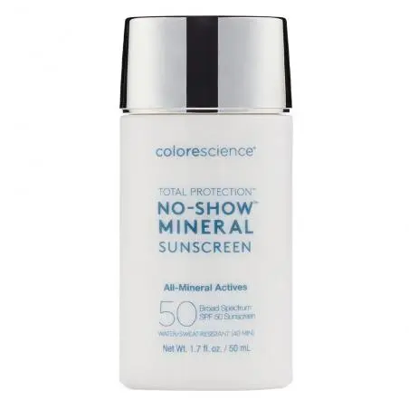 Прозорий, мінеральний, сонцезахисний флюїд для обличчя, Colorescience Total Protection No-Show Mineral Sunscreen SPF50